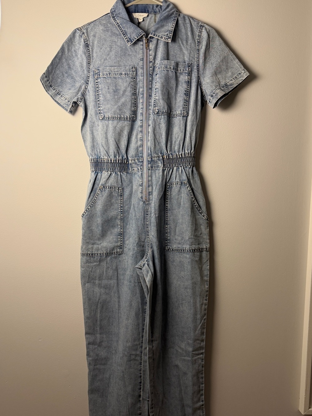 NWT Elan Denim Jumpsuit / S